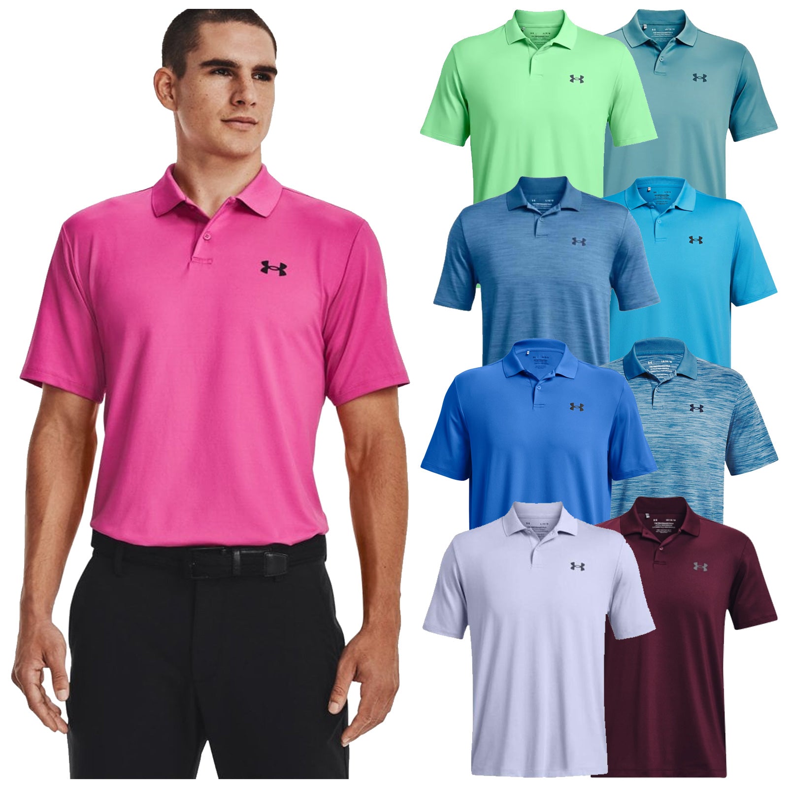 Under Armour Mens Match Play Polo Shirt