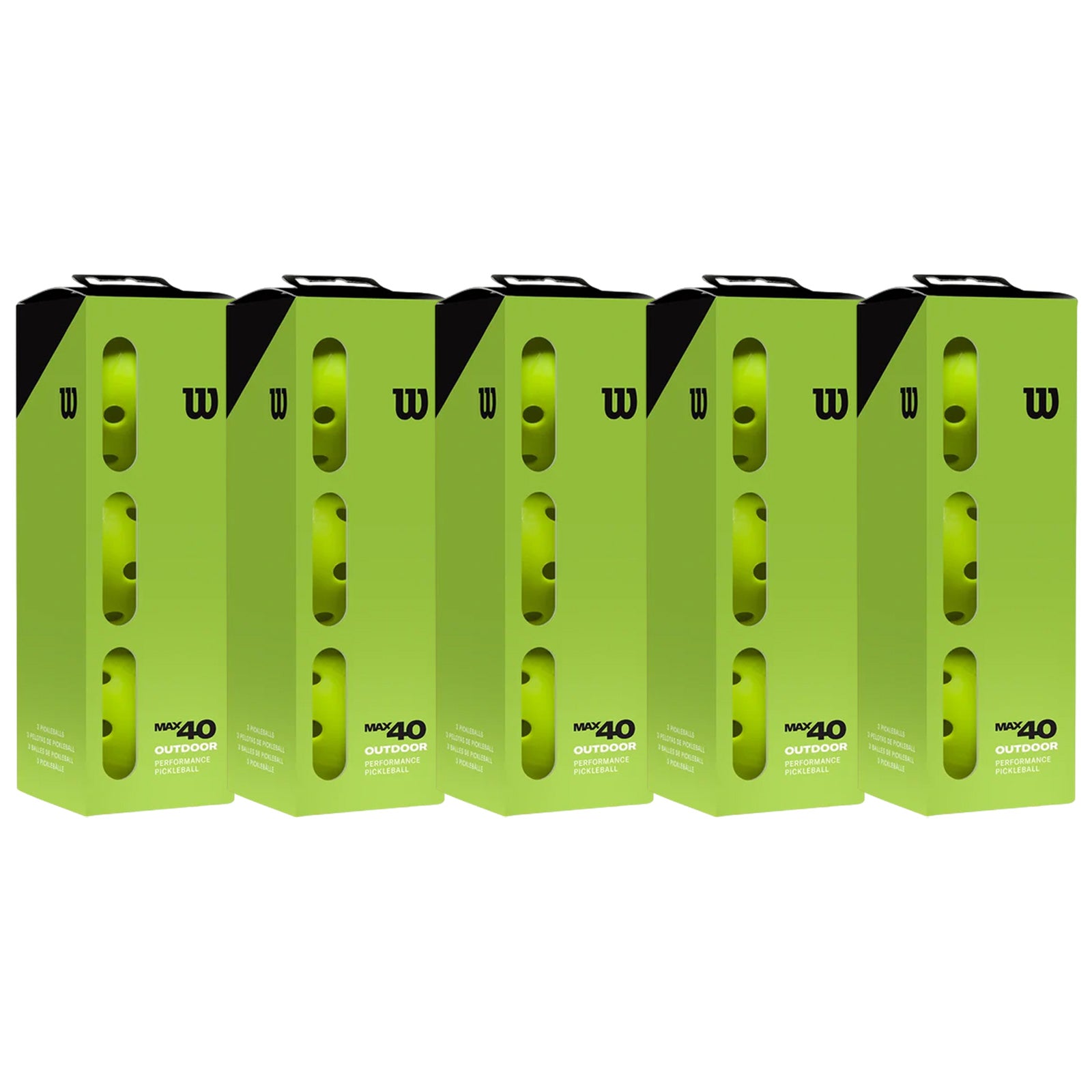 Wilson Max 40 Outdoor Pickleball Balls