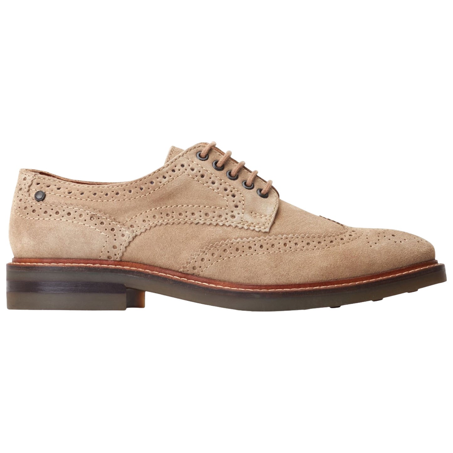 Base London Mens Hatfield Suede Brogue Shoes