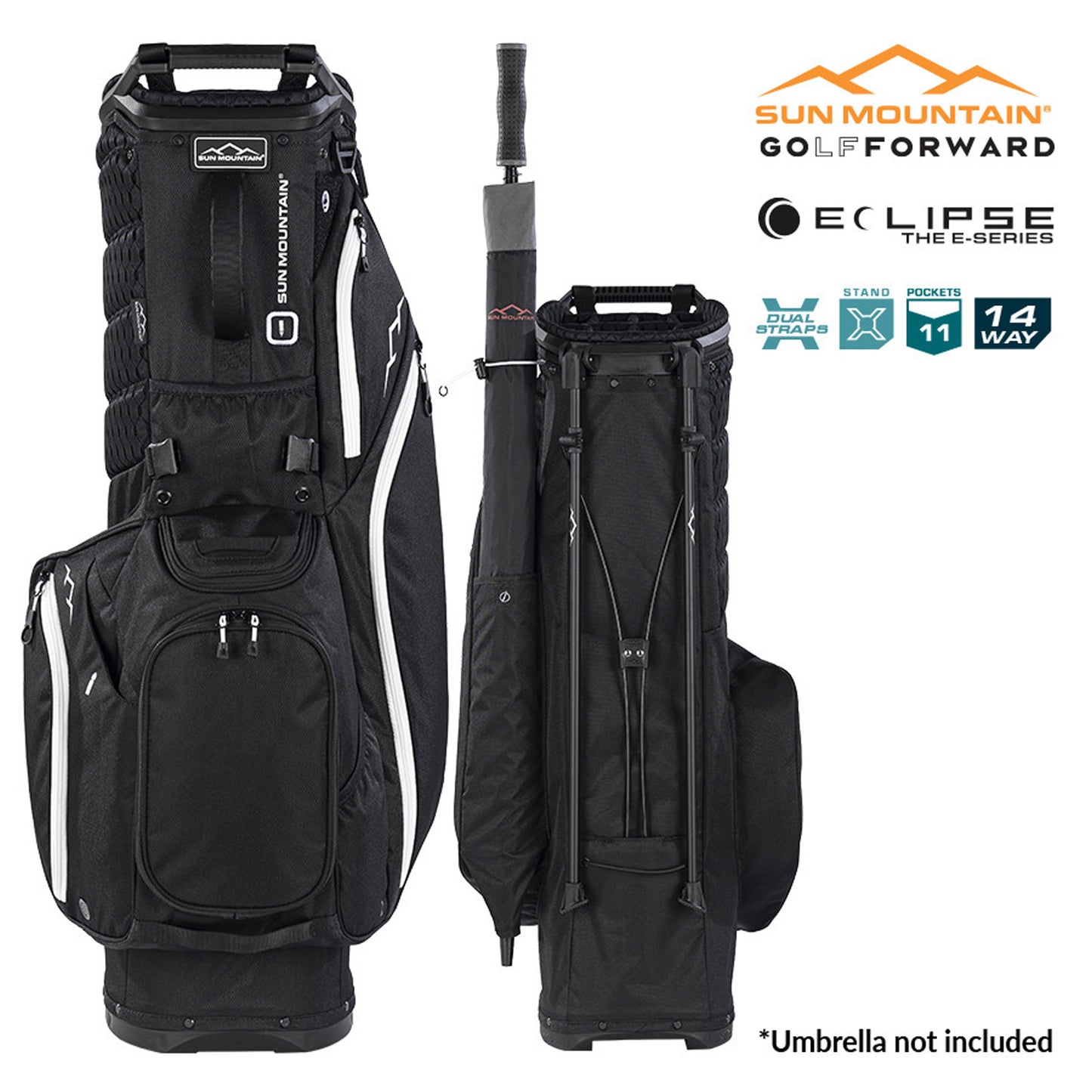 Sun Mountain Eclipse Three-5 14-Way Stand Bag