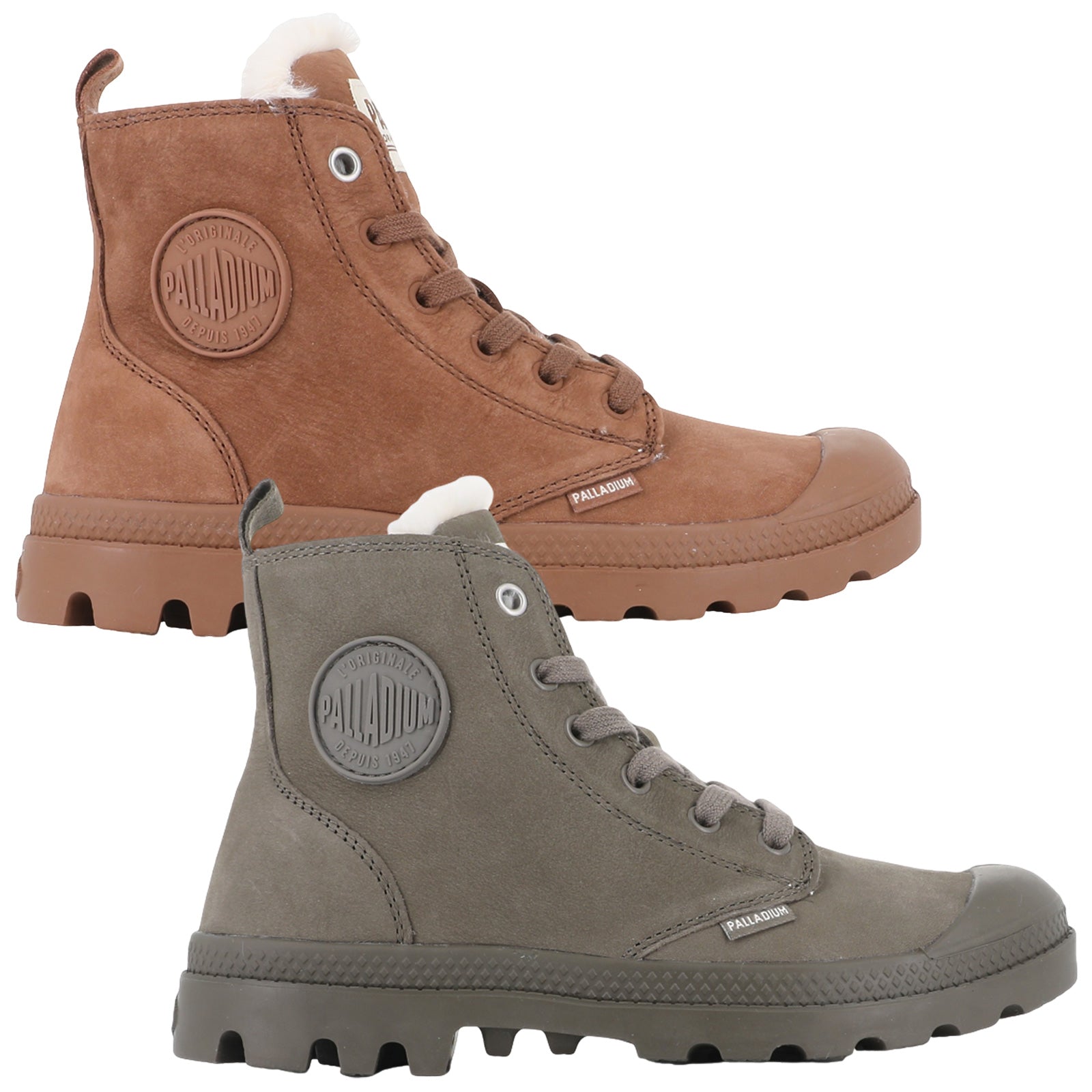 Palladium Ladies Pampa Hi Side-Zip Nubuck Boots 95982