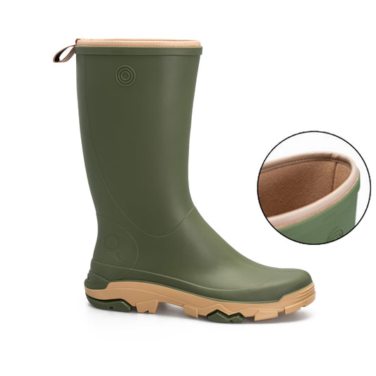 Rouchette Unisex Remoove Lined Wellington Boots 10RMOVF