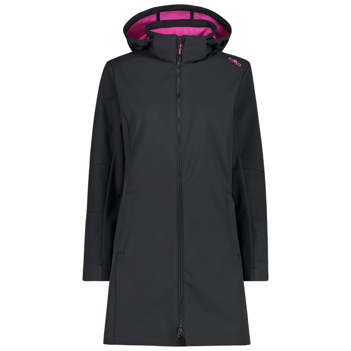 CMP Ladies Parka Zip Hood Longline Softshell Jacket