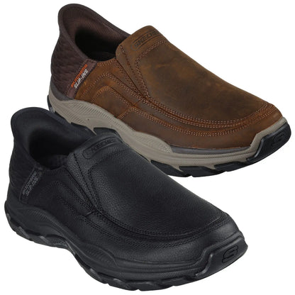 Skechers Mens Slip-ins Respected Elgin Leather Shoes