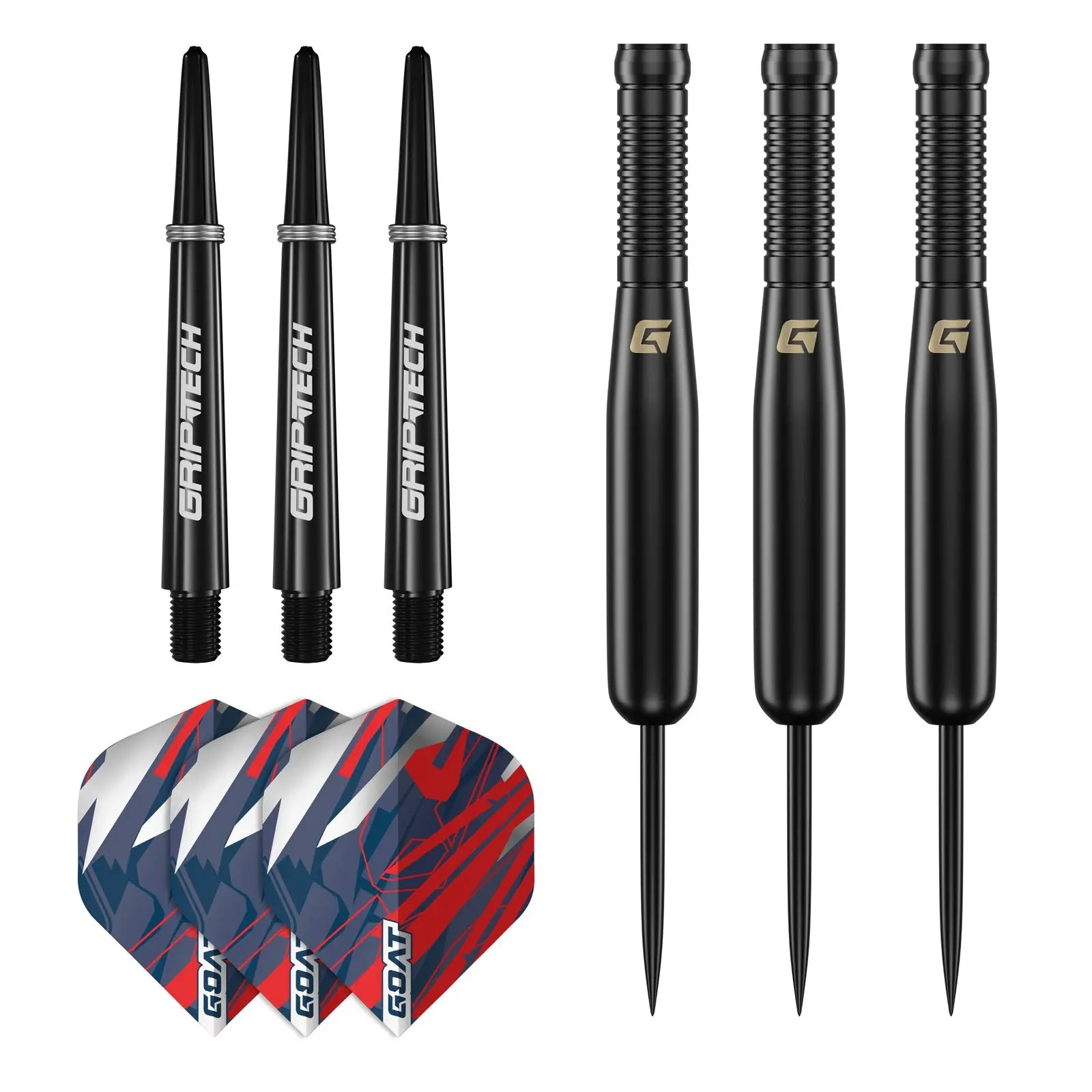 GOAT Homerun Steel Tip Brass Darts Set