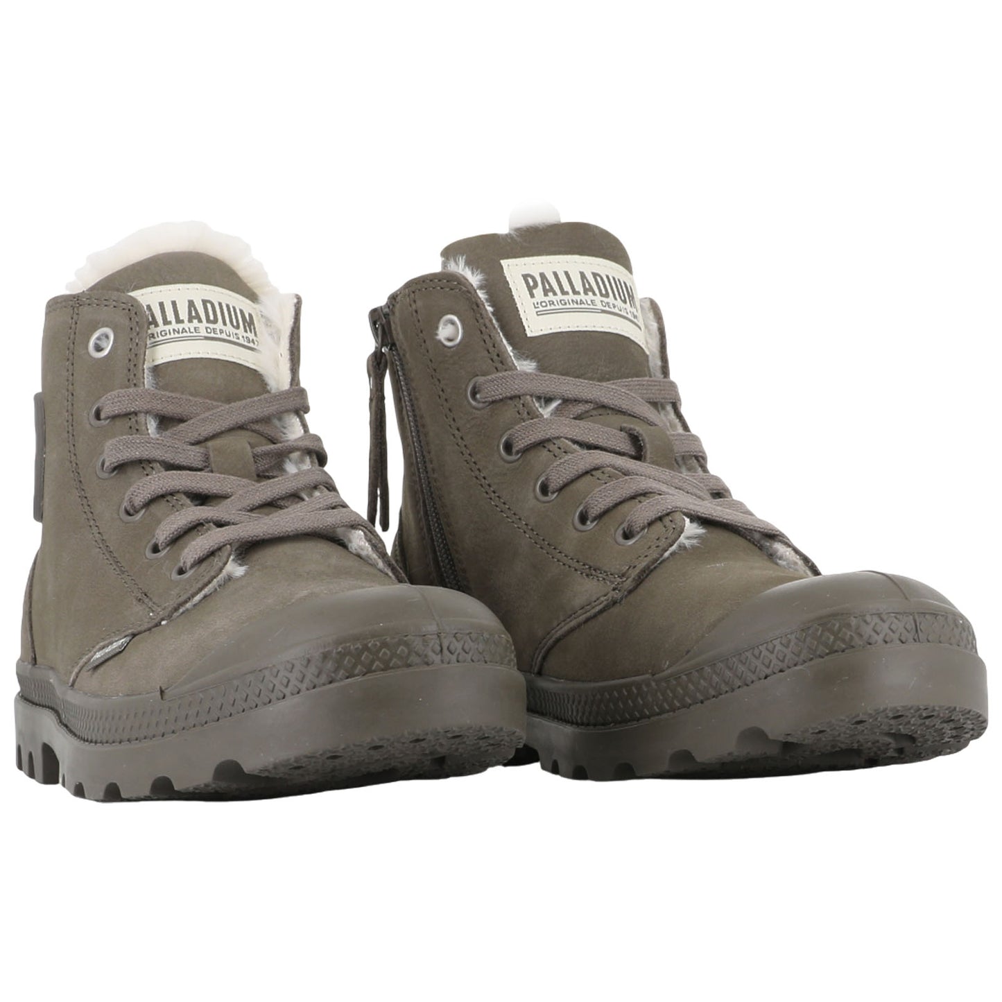Palladium Ladies Pampa Hi Side-Zip Nubuck Boots