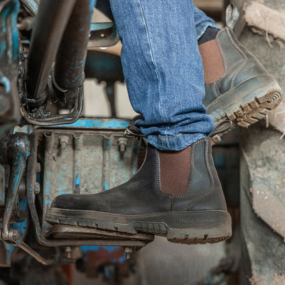 Hard Yakka Mens Outback Safety Dealer Boots