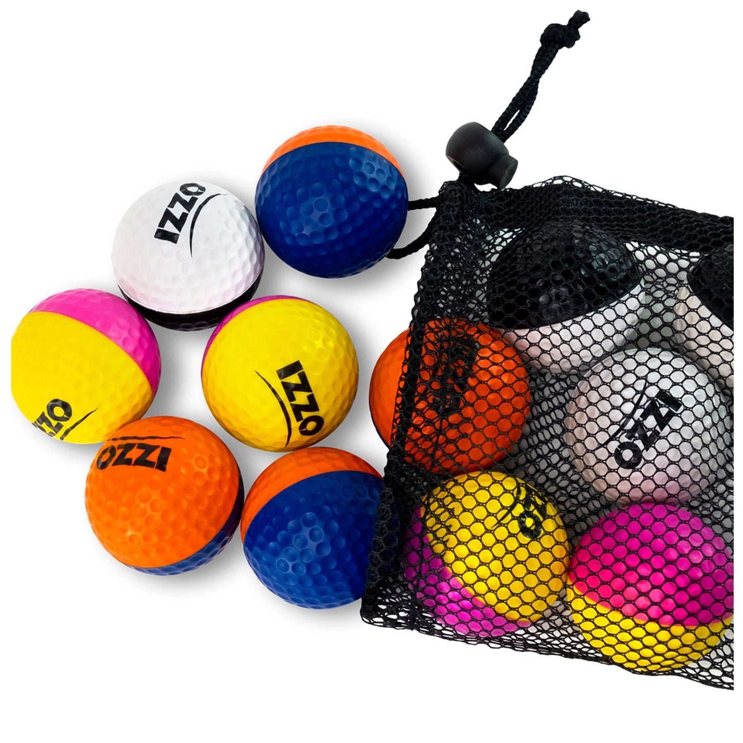 Izzo Golf Tru Spin Foam Practice Balls A10083