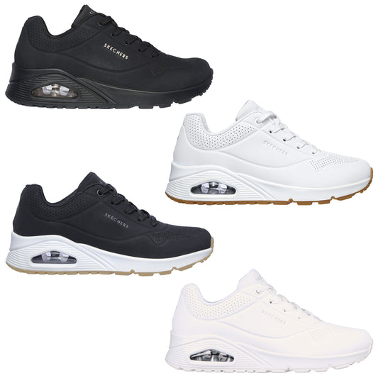 Skechers Ladies Uno Stand On Air Trainers