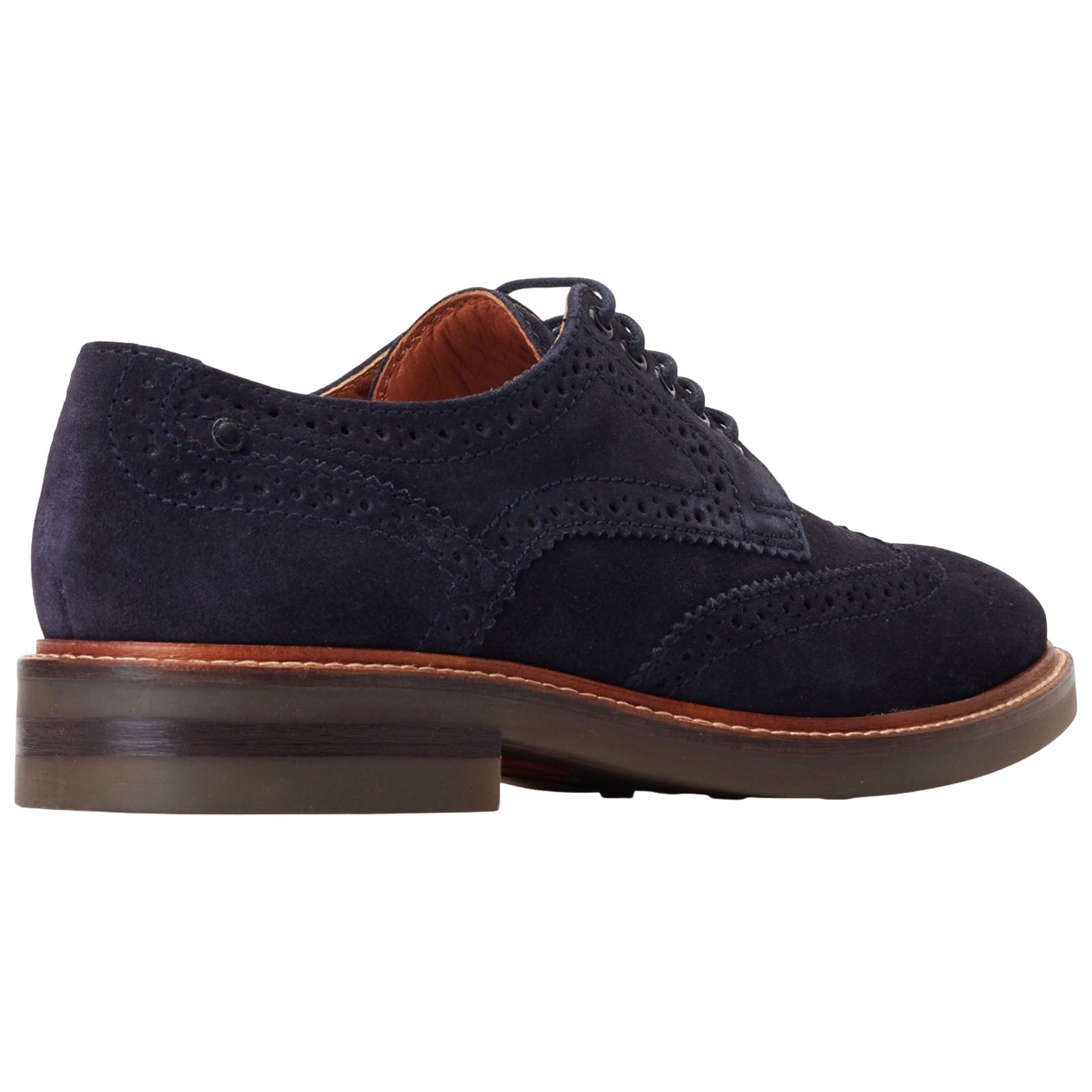 Base London Mens Hatfield Suede Brogue Shoes