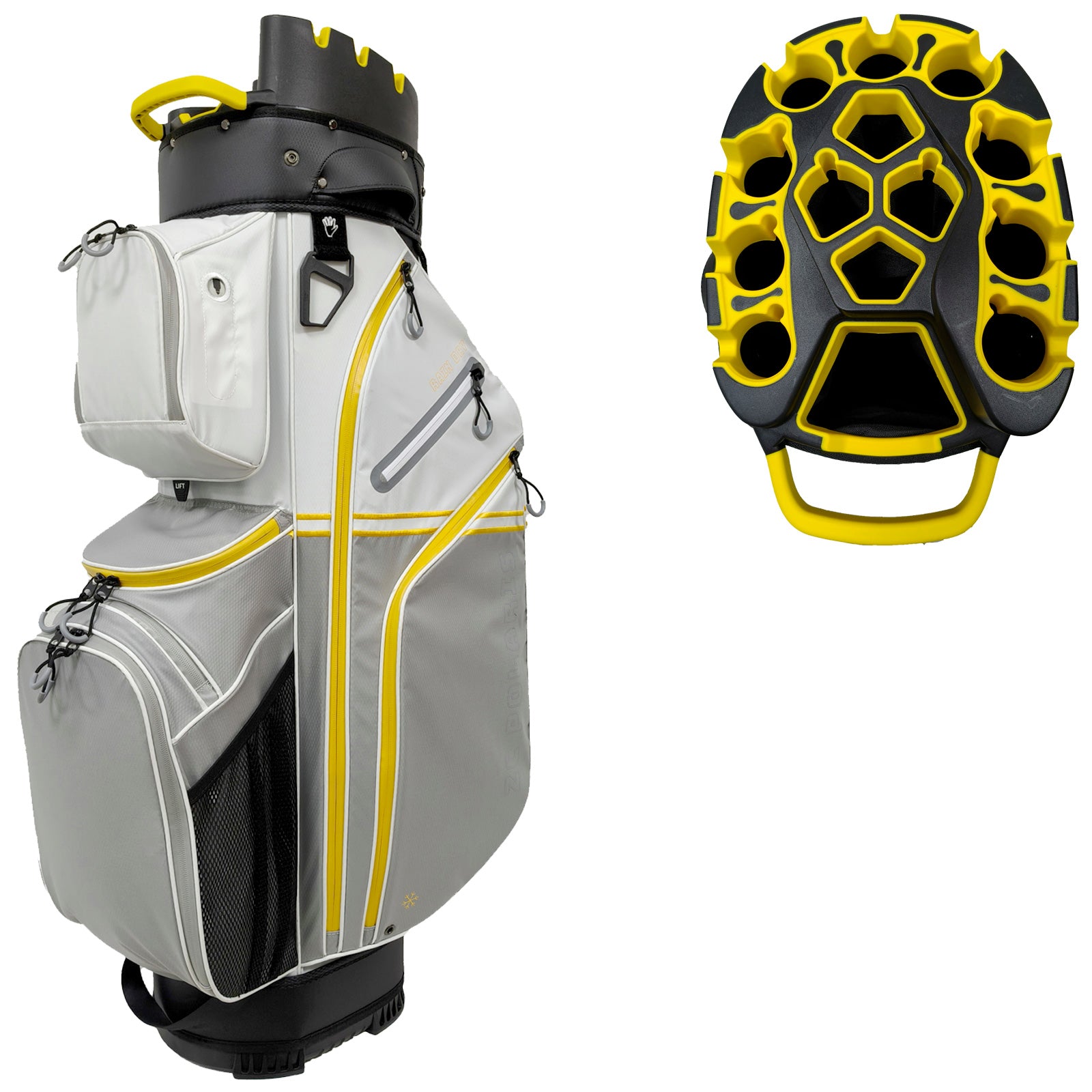 2026 Fastfold Polaris 2.0 Rain Dry Silencer Golf Cart Bag