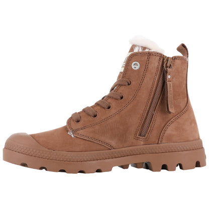 Palladium Ladies Pampa Hi Side-Zip Nubuck Boots