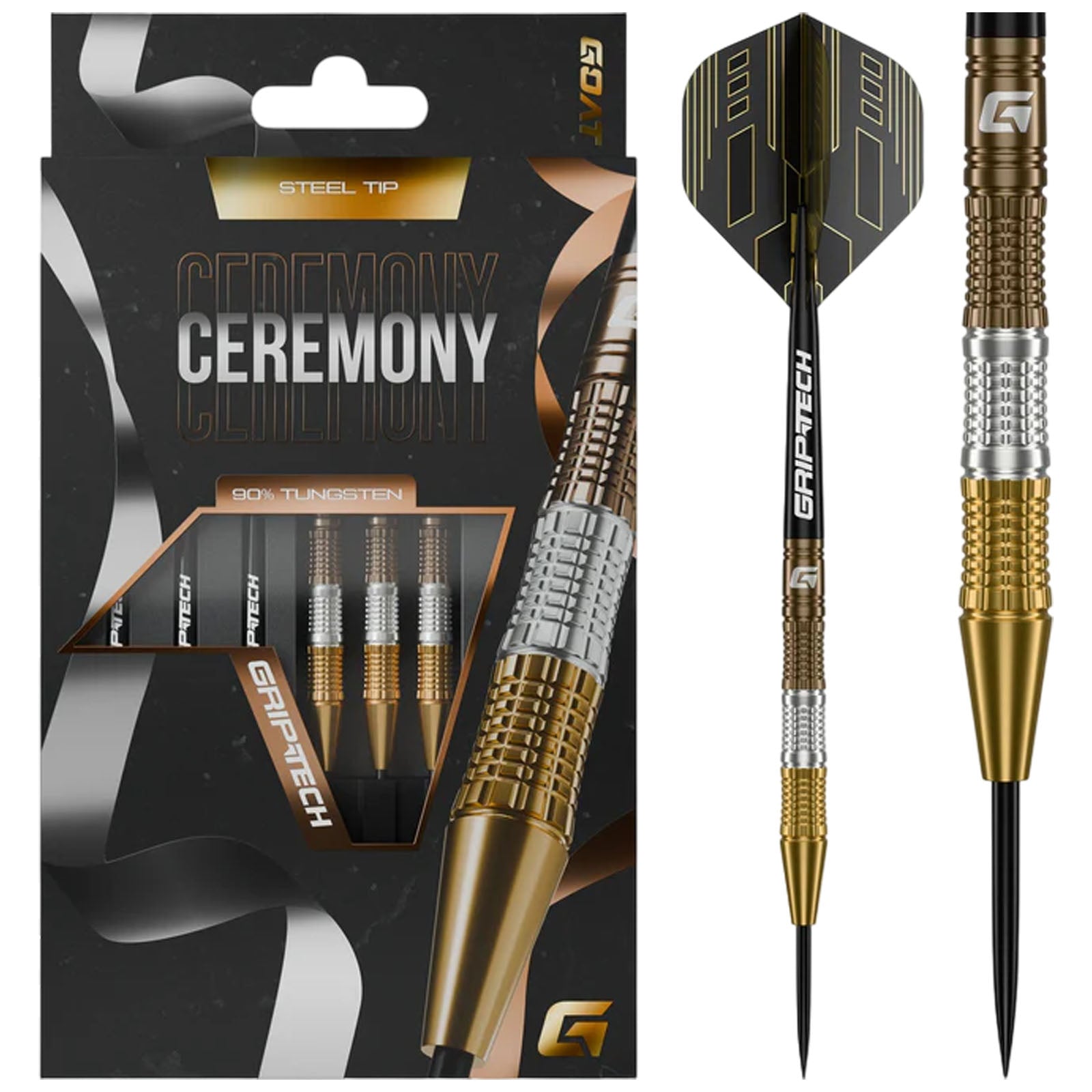 GOAT Ceremony Steel Tip 90% Tungsten Darts Set