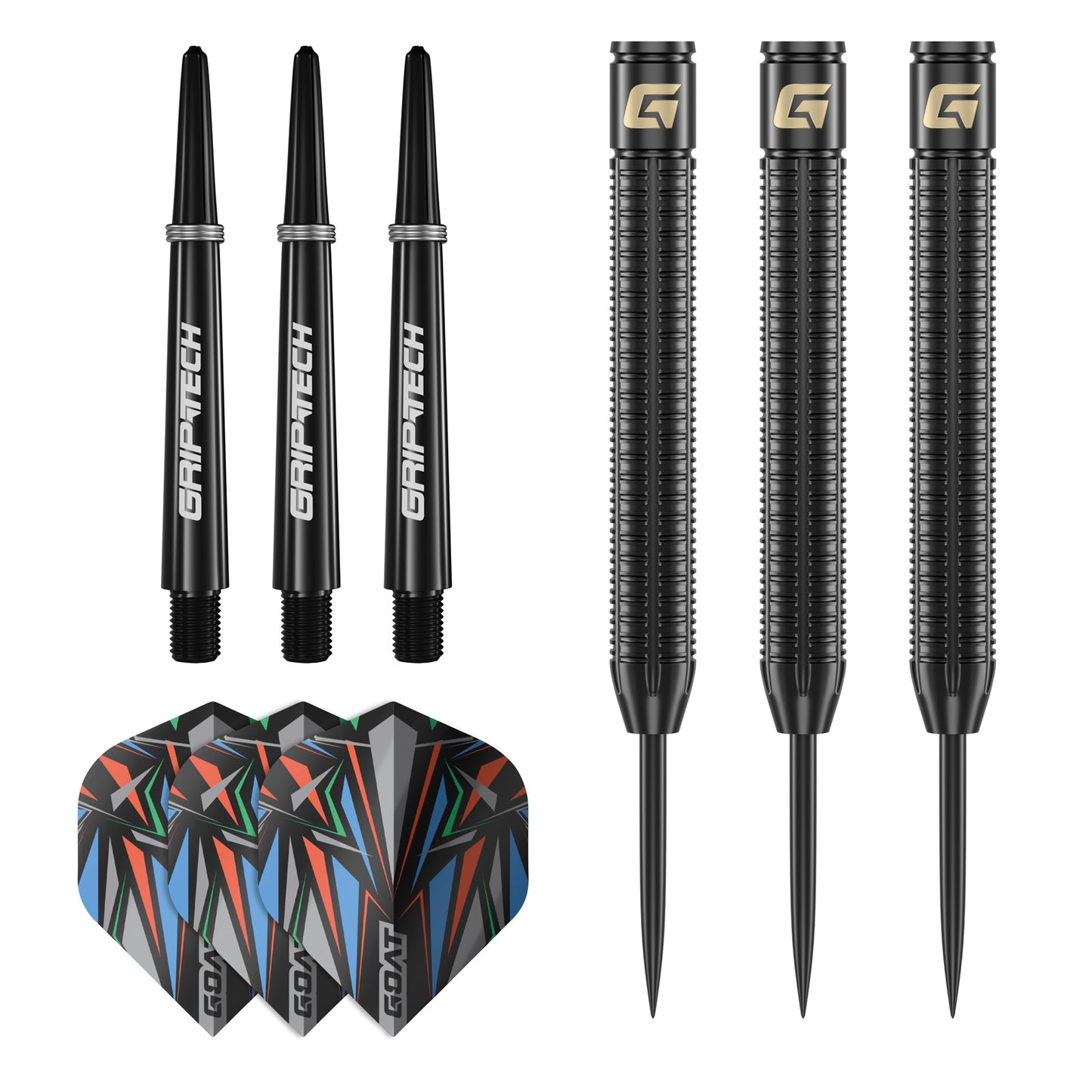 GOAT Athlete Steel Tip Brass Darts Set