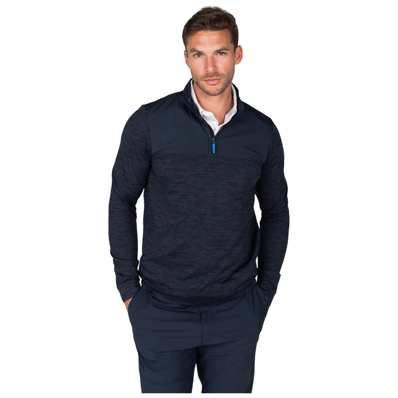 Stuburt Mens Jackdaw Half Zip Mid-Layer