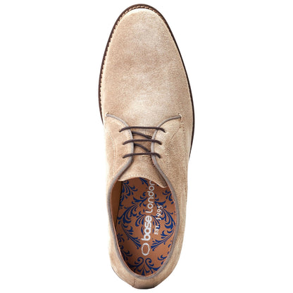 Base London Mens Bronte Suede Derby Shoes