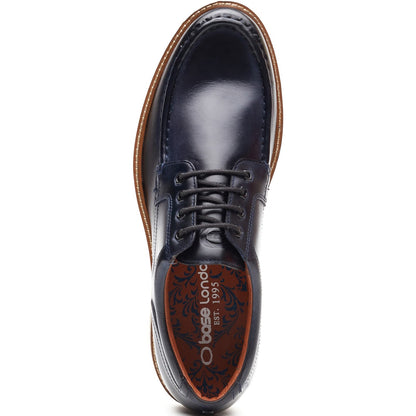 Base London Mens Langdon Leather Apron Toe Shoes
