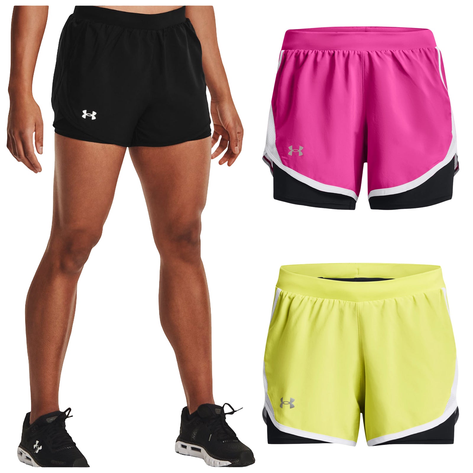 Under Armour Ladies Fly-By 2.0 2-in-1 Shorts 1356200