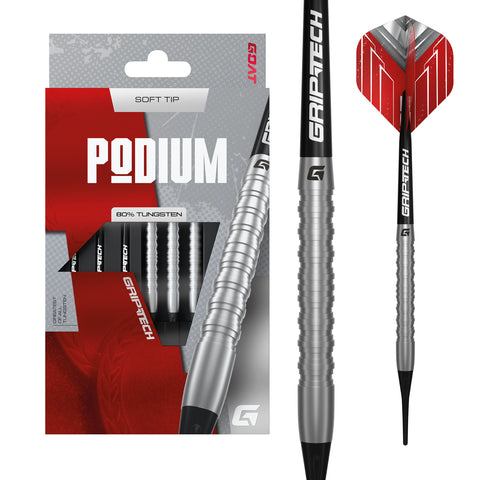GOAT Podium Soft Tip 80% Tungsten Darts Set