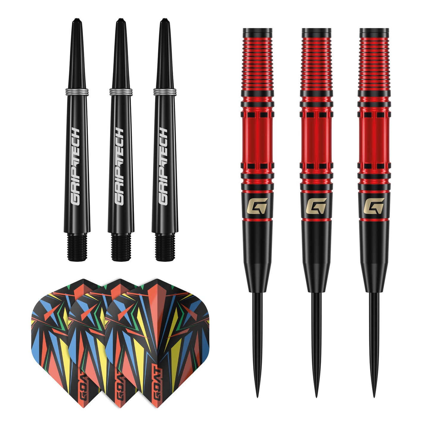 GOAT Athlete Steel Tip Brass Darts Set
