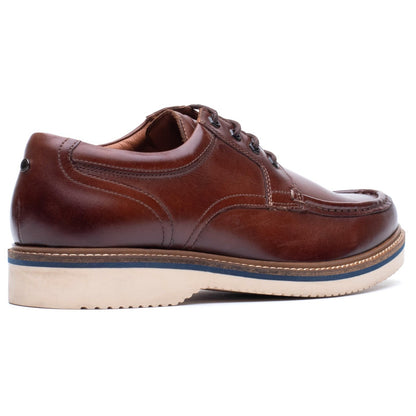 Base London Mens Langdon Leather Apron Toe Shoes