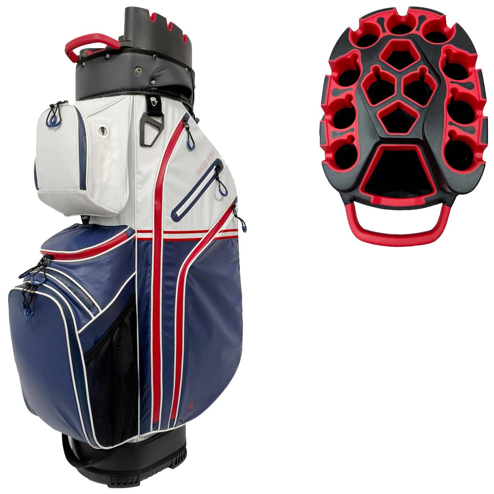 2026 Fastfold Polaris 2.0 Rain Dry Silencer Golf Cart Bag