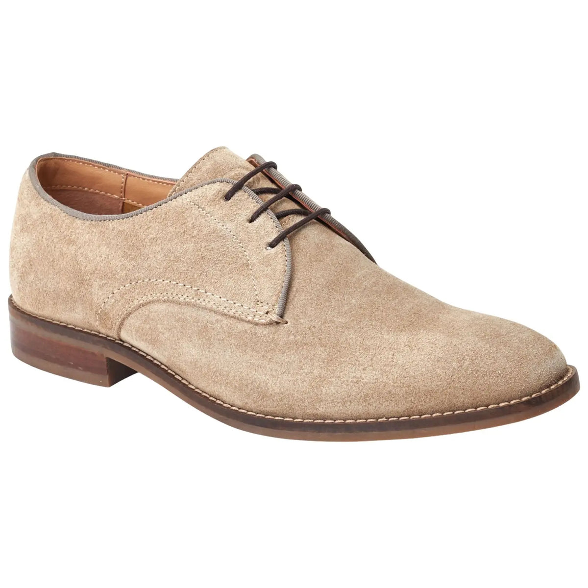Base London Mens Bronte Suede Derby Shoes