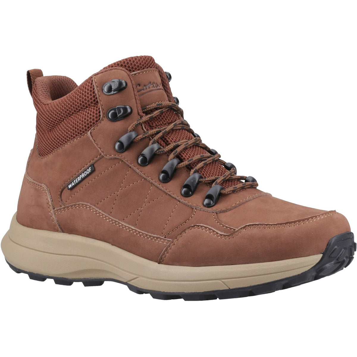 Cotswold Mens Oddington Nubuck Waterproof Hiking Boots