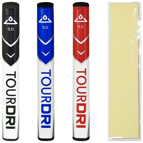 TourDri No-Taper Flat Paddle Putter Grip 3.0