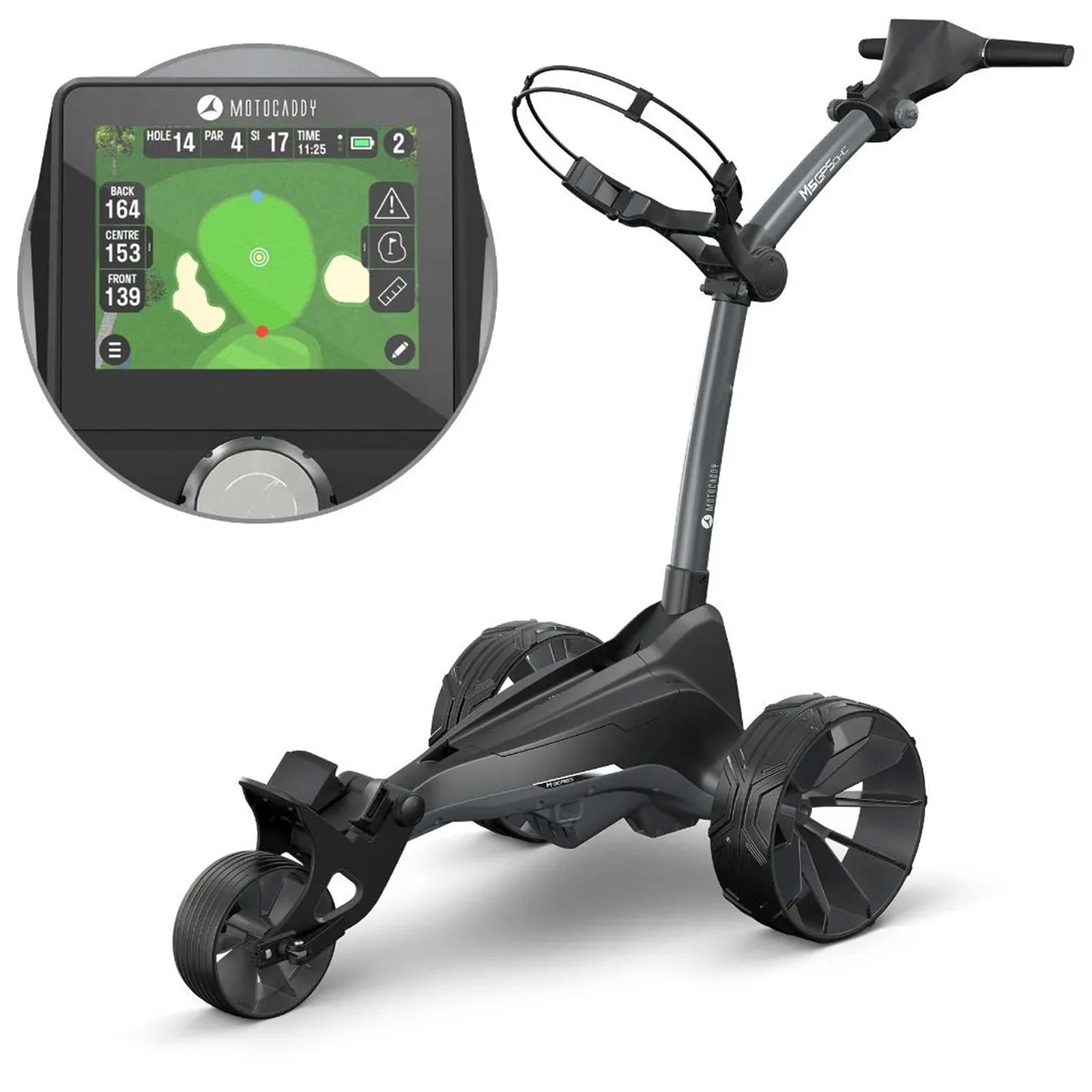 2026 Motocaddy M5 GPS DHC Electric Golf Trolley Cart