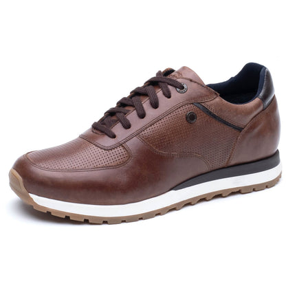 Base London Mens Lancaster Casual Leather Trainers