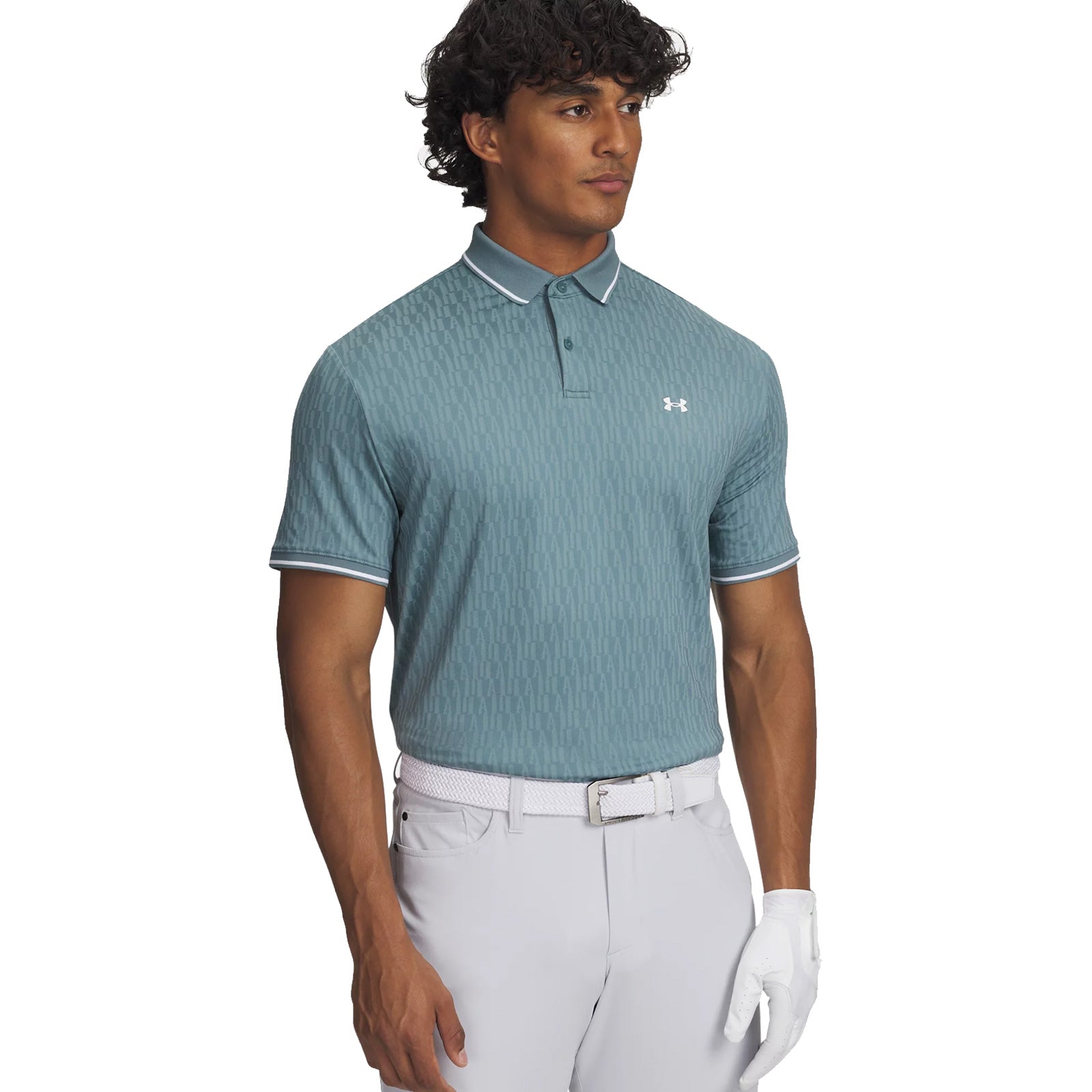 Under Armour Mens Drive Sport Jacquard Polo Shirt