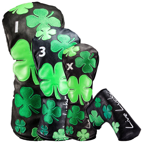 Black Clover Live Lucky Headcovers - Emerald Collection