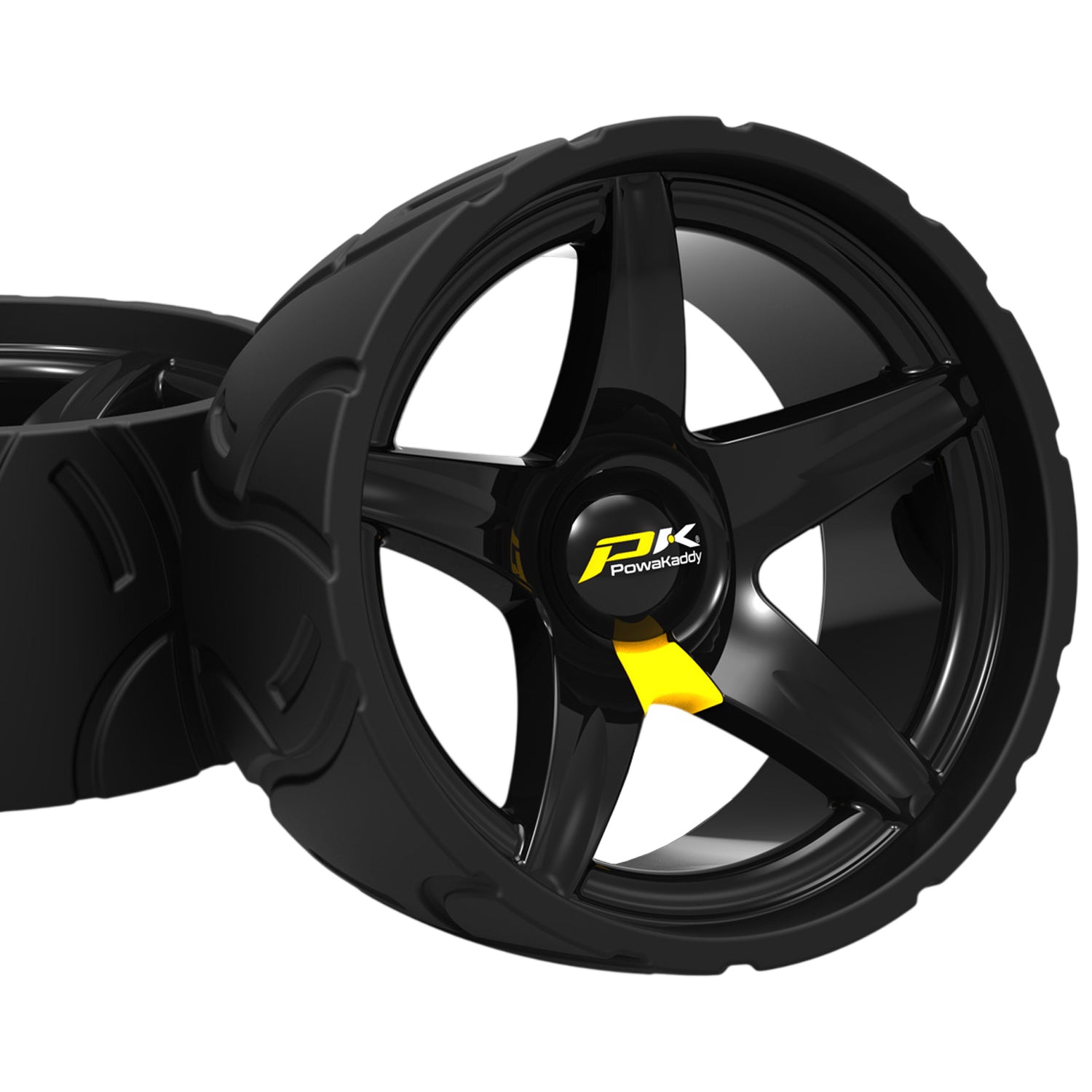PowaKaddy Electric Golf Trolley Wide Sports Wheels