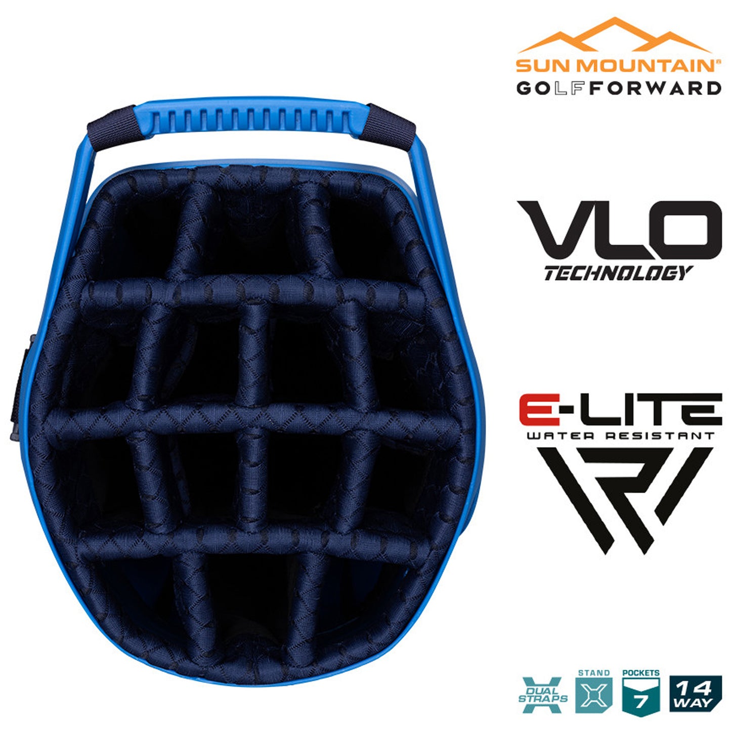 Sun Mountain VLO E-LITE 14-Way Stand Bag