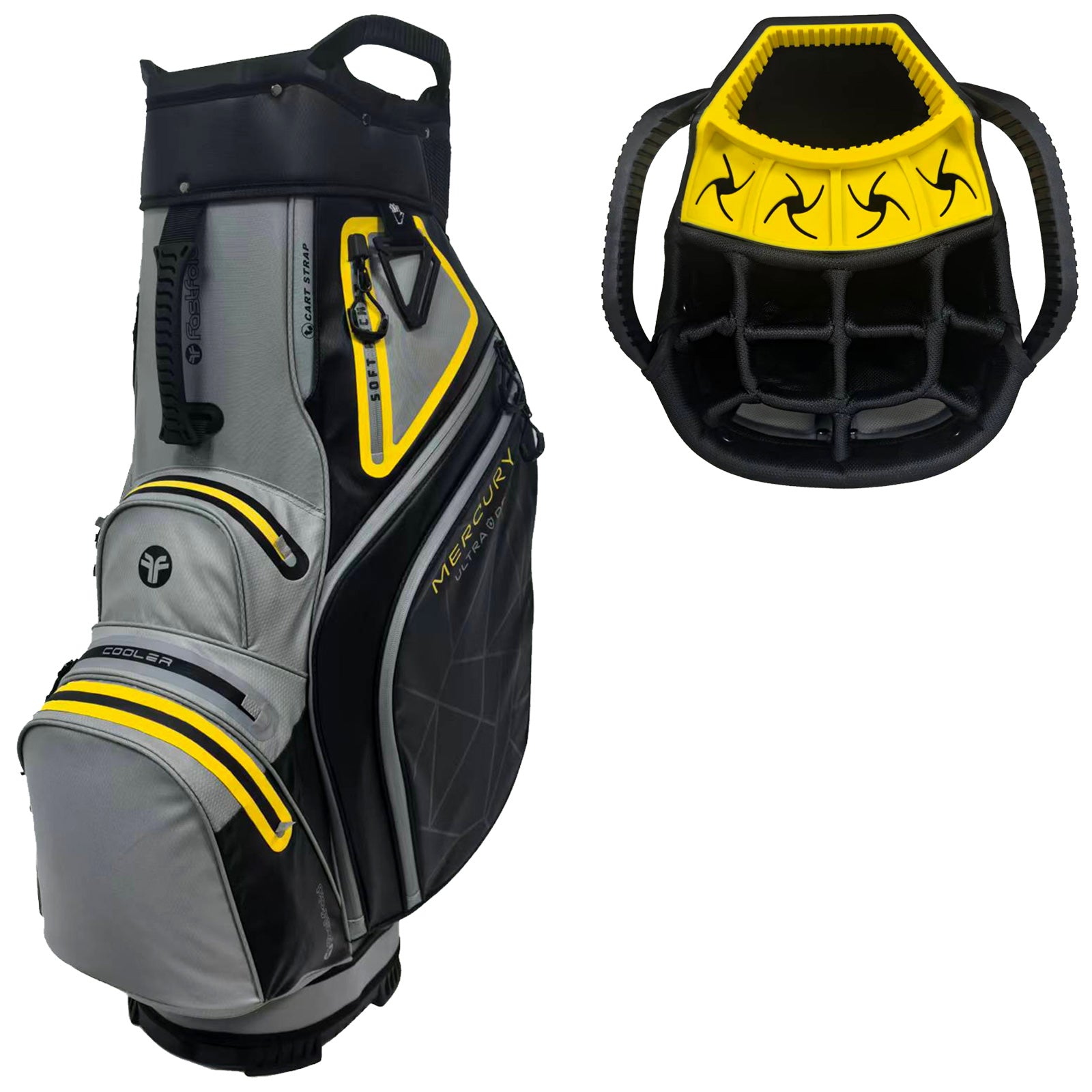 2026 FastFold Mercury 2.0 Ultra Dry Waterproof Golf Cart Bag