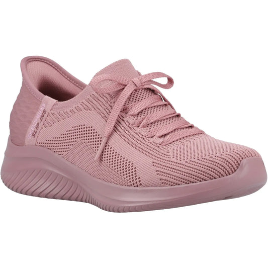 Skechers Ladies Slip-ins Ultra Flex 3.0 Pure Colour Trainers