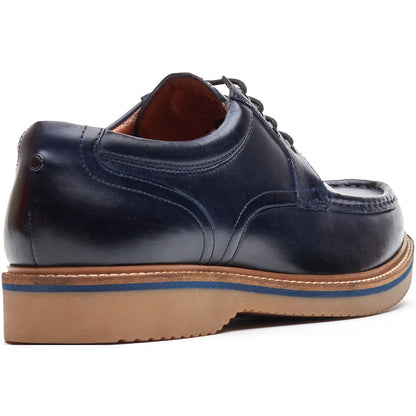 Base London Mens Langdon Leather Apron Toe Shoes