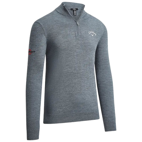 Callaway Mens Blended Merino Half Zip Sweater
