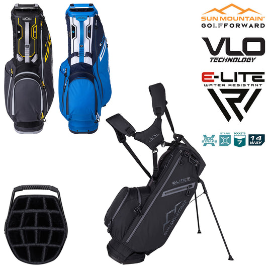 2025 Sun Mountain VLO E-LITE 14-Way Stand Bag 25ELITE14