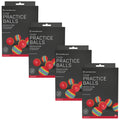 Masters Foam Rainbow Striped Practice Golf Balls