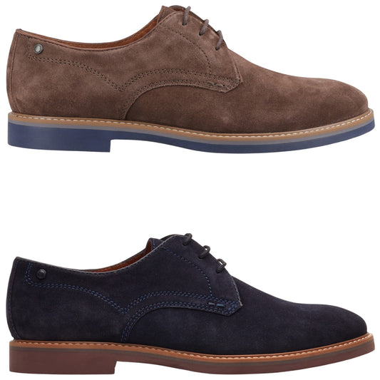 Base London Mens Strand Suede Derby Shoes AO01