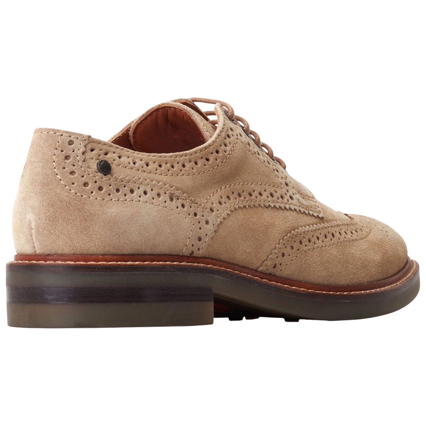 Base London Mens Hatfield Suede Brogue Shoes