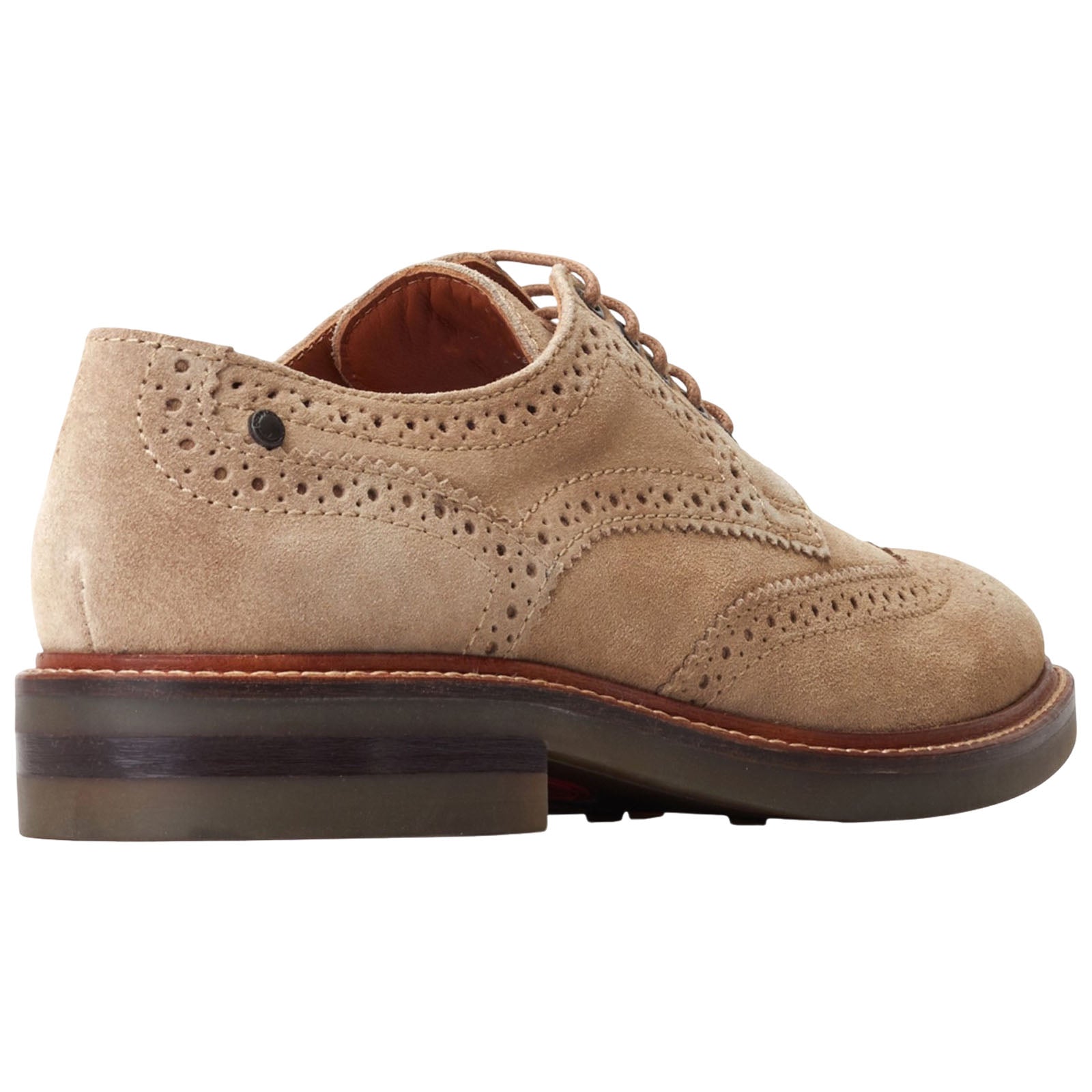 Base London Mens Hatfield Suede Brogue Shoes