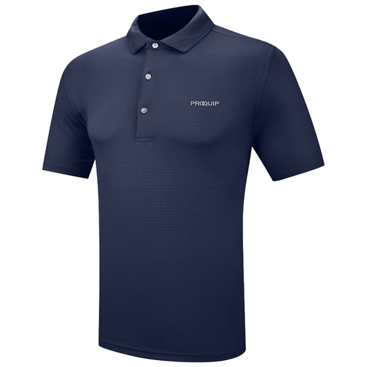 ProQuip Mens Tonal Stripe Performance Tech Polo Shirt