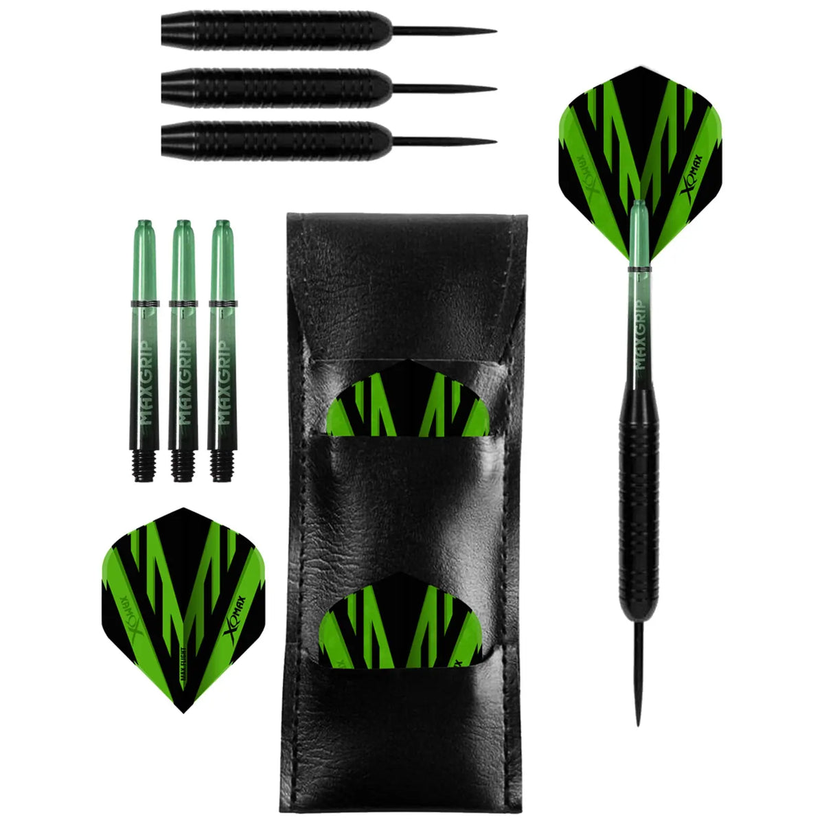XQ Max 23g Steel Dart Set - Black