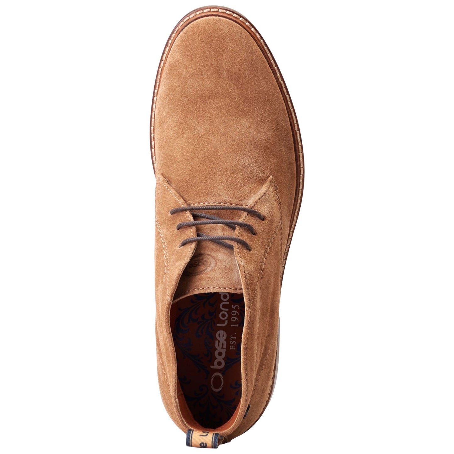Base London Mens Knebworth Suede Chukka Boots