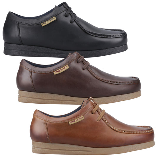 Base London Mens Koko Leather Wallaby Shoes AN01