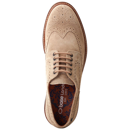 Base London Mens Hatfield Suede Brogue Shoes