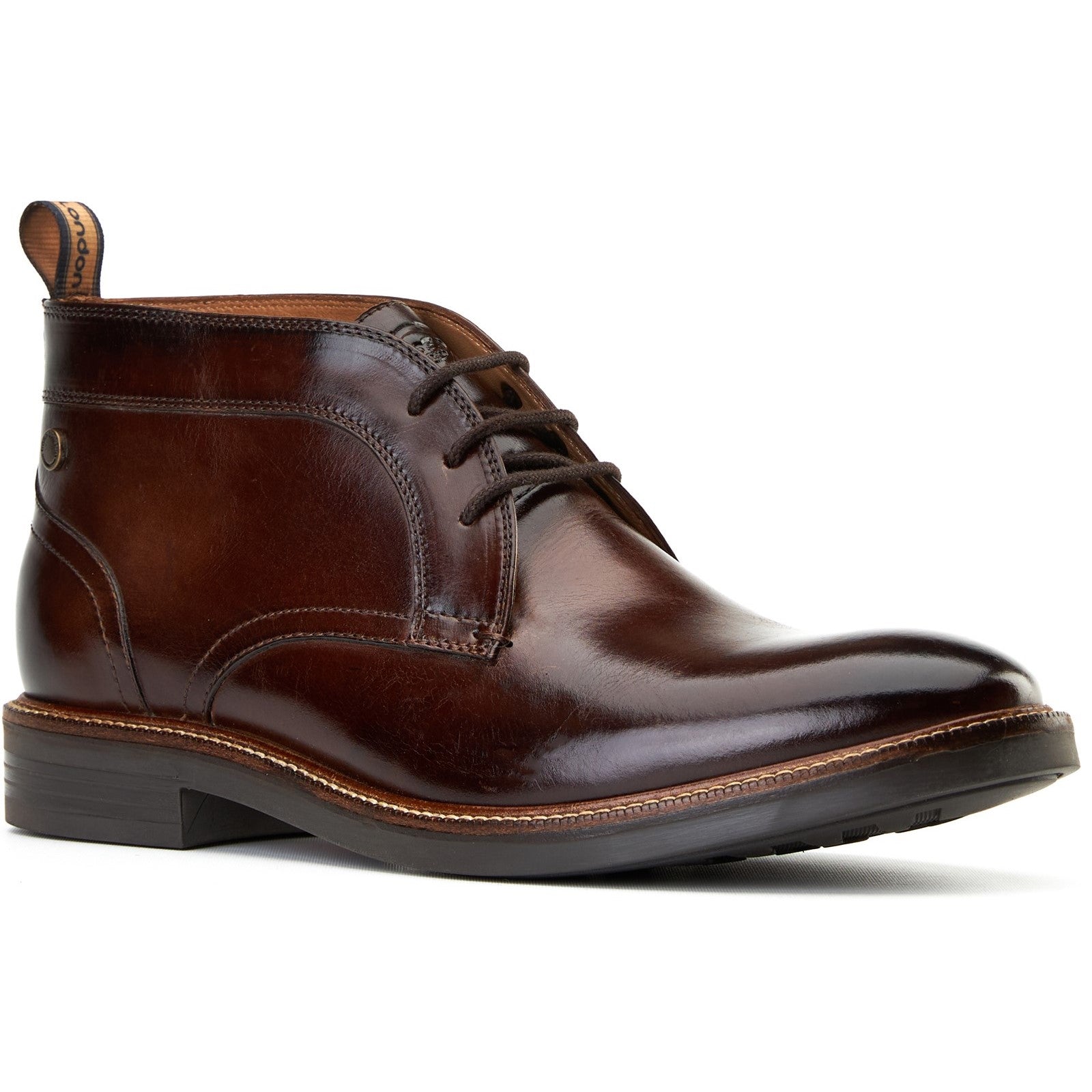 Base London Mens Lincoln Chukka Ankle Boots